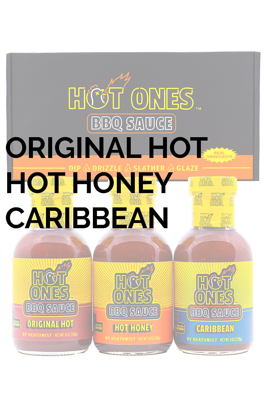 Hot Ones BBQ Trio Pack (Original / Hot Honey / Caribbean)