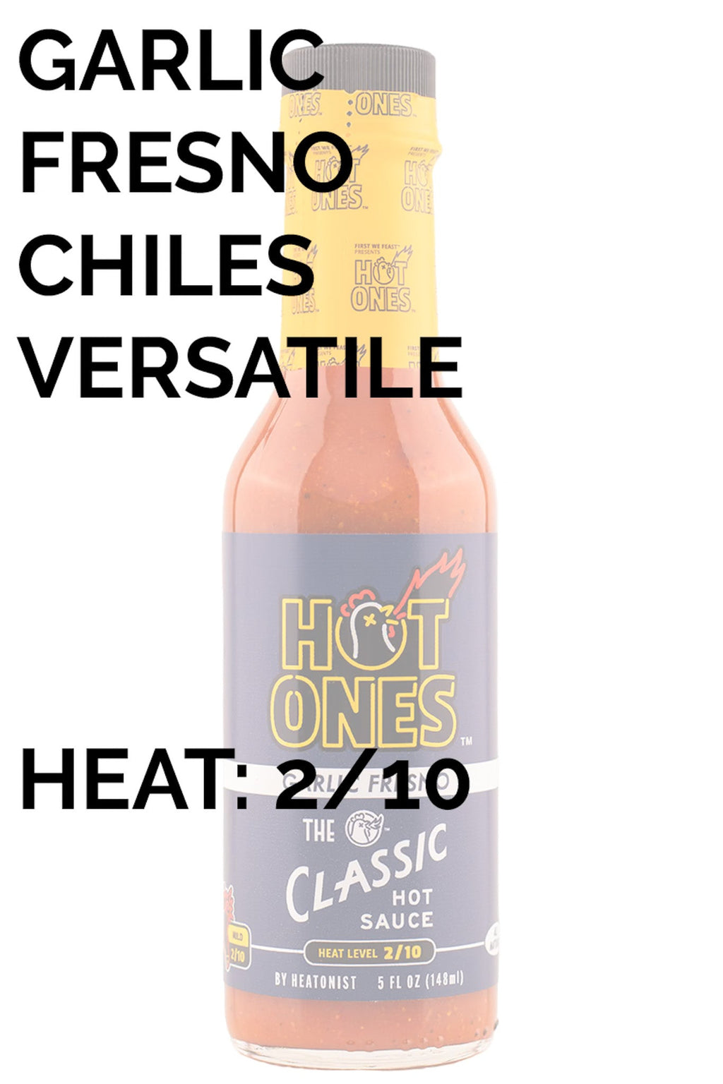 The Classic - Garlic Fresno Edition | Hot Ones Hot Sauce-C