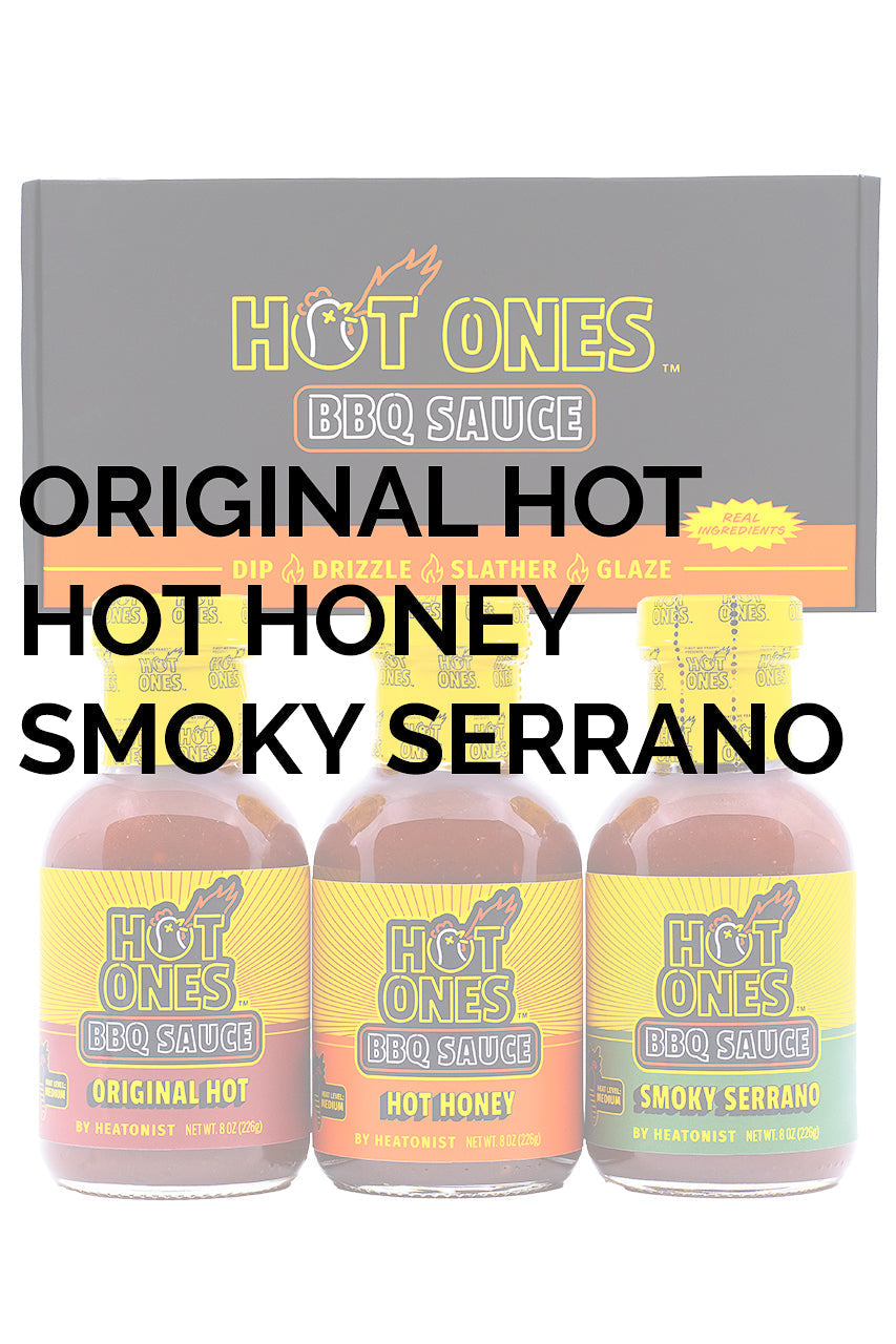 Hot Ones BBQ Trio Pack (Original / Hot Honey / Smoked Serrano)