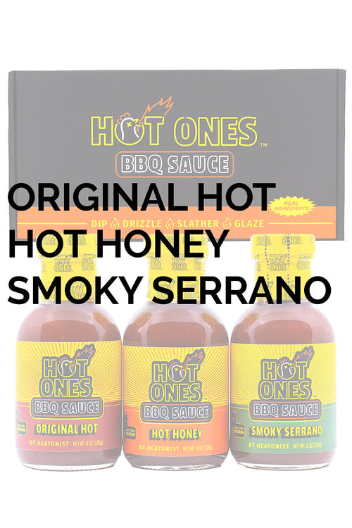 Hot Ones BBQ Trio Pack (Original / Hot Honey / Smoked Serrano)