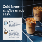 Organic Vanilla Cold Brew Coffee Singles