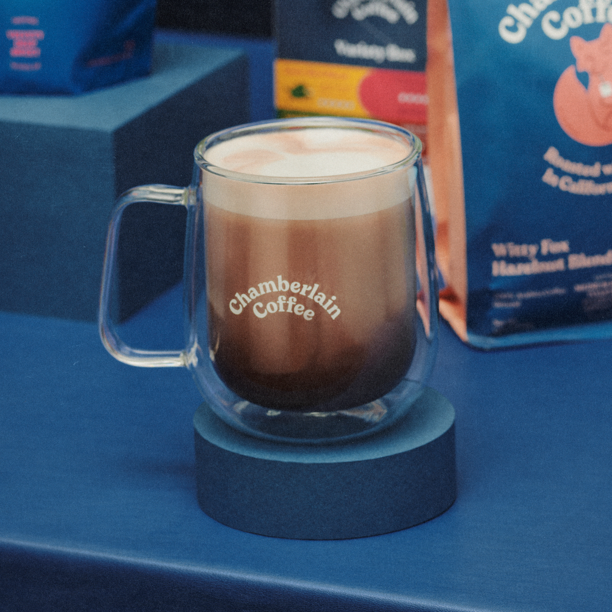 Double Wall Mug  Lifestyle Shot Diagonal
