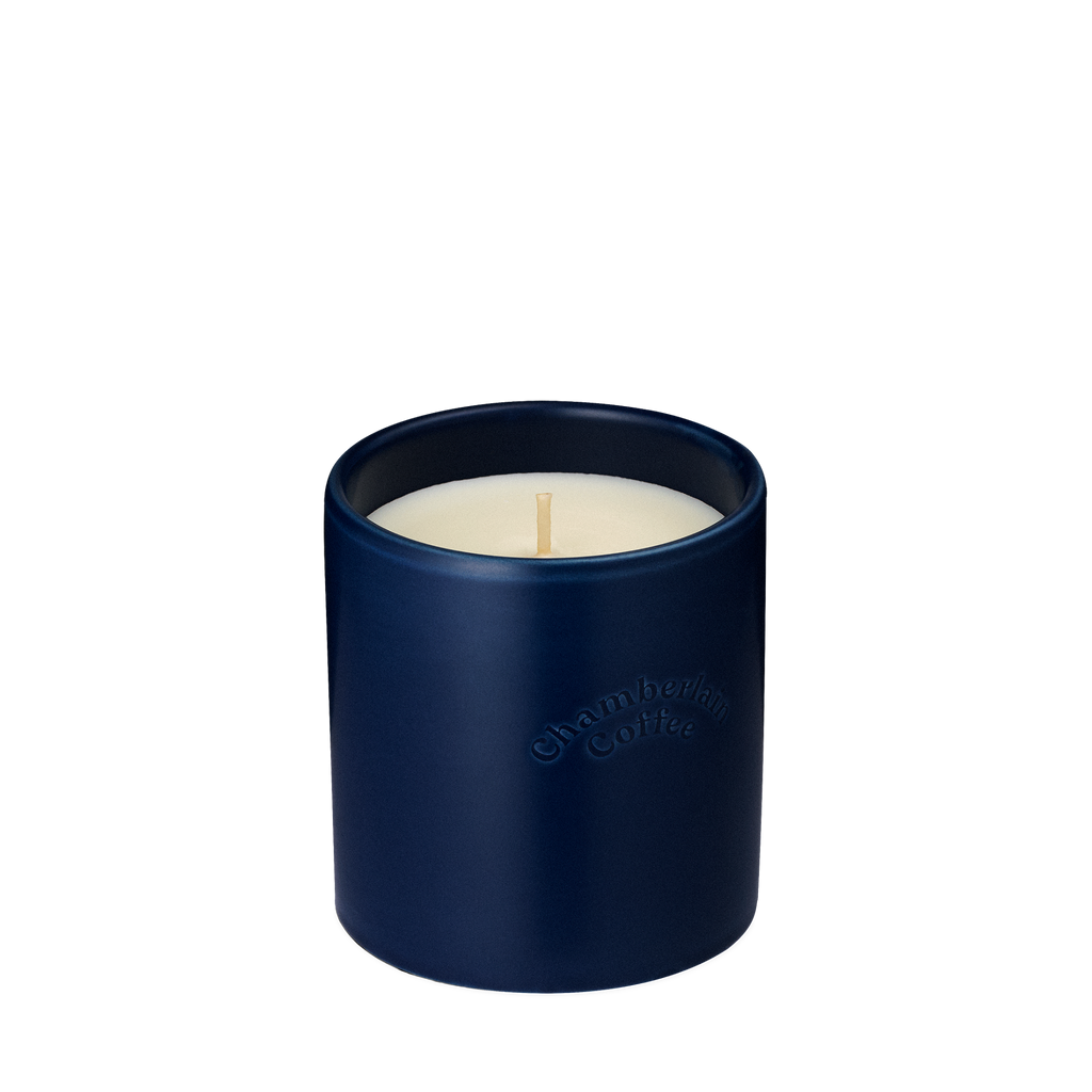 Espresso Ceramic Candle  Product Shot Diagonal